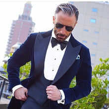Load image into Gallery viewer, Wedding suit 3 pics  formal costume homme mens dresses tailored models terno masculino marraige suits for men silim traje hombre